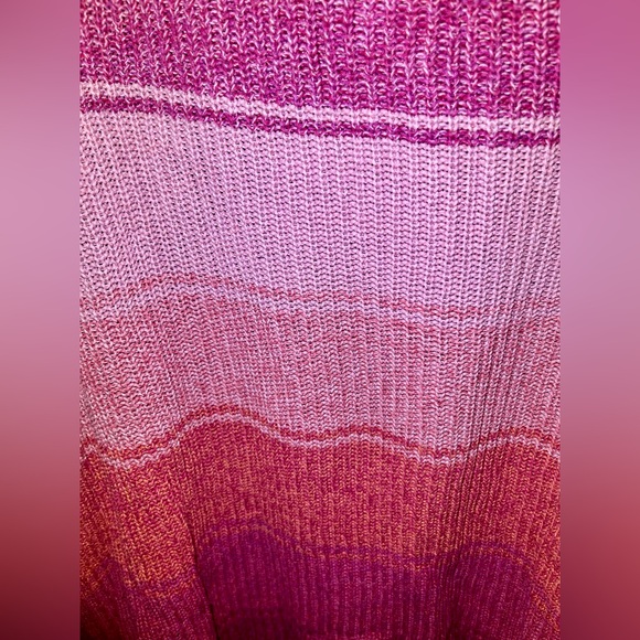 VGUC 2X Penningtons Layered Pink Knitted Sweater - Picture 8 of 11